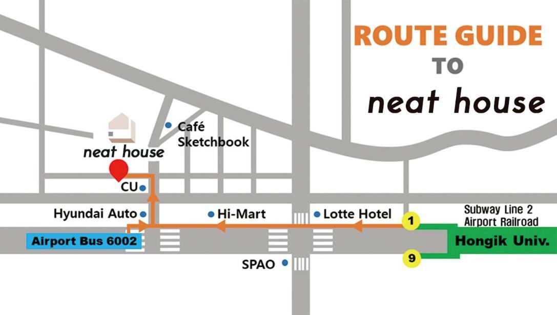 Neat House Hotel Seoul Ngoại thất bức ảnh